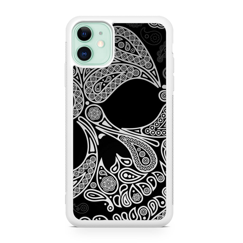 Black Skull iPhone 12 Case