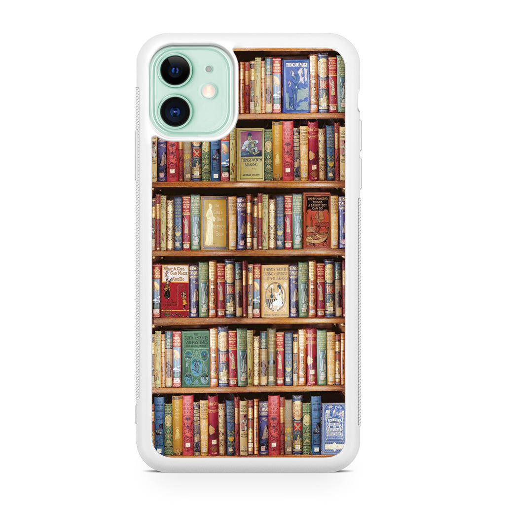 Bookshelf Library iPhone 11 Case