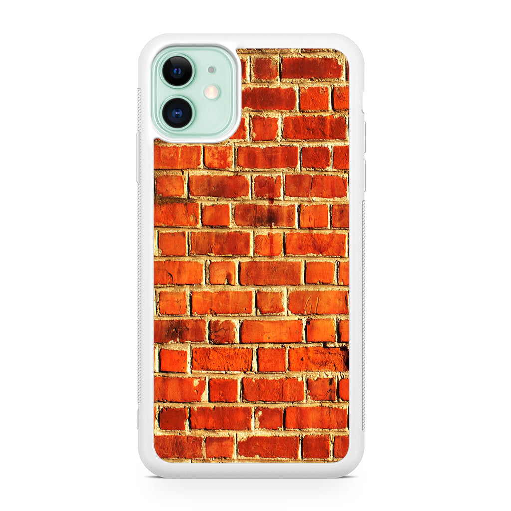 Brick Wall Pattern iPhone 11 Case