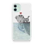 Cat Fish Kisses iPhone 12 Case