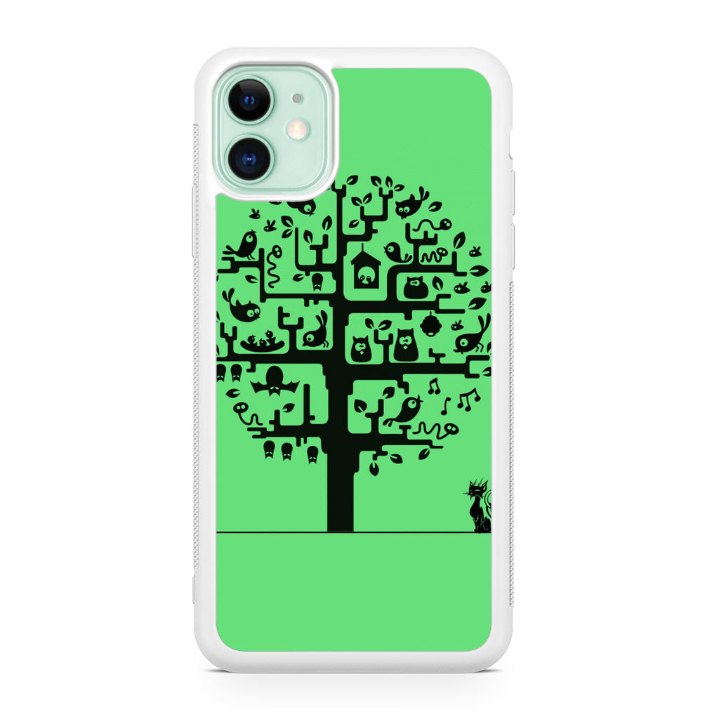 Cat Tree iPhone 12 mini Case