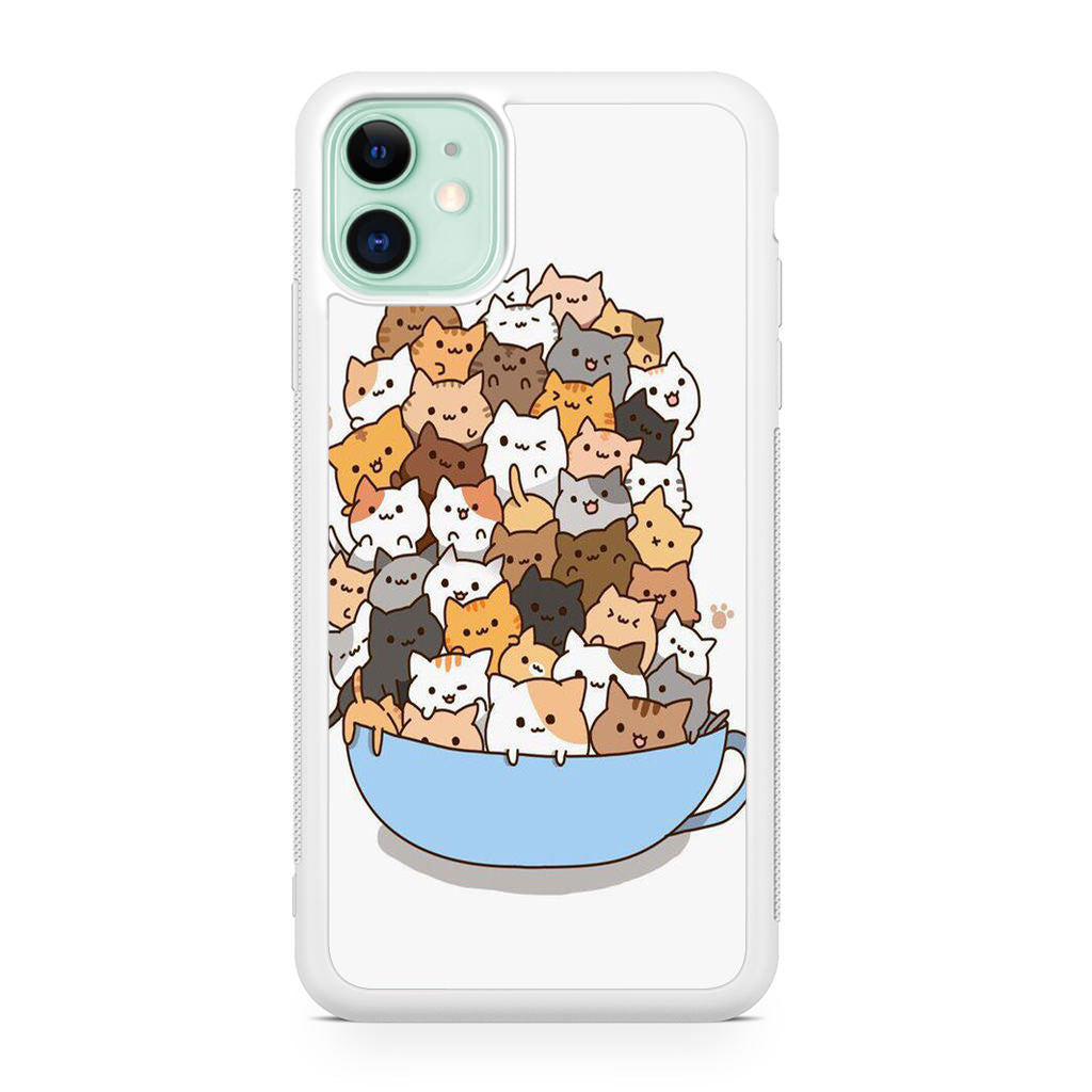Cats on A Bowl iPhone 12 Case