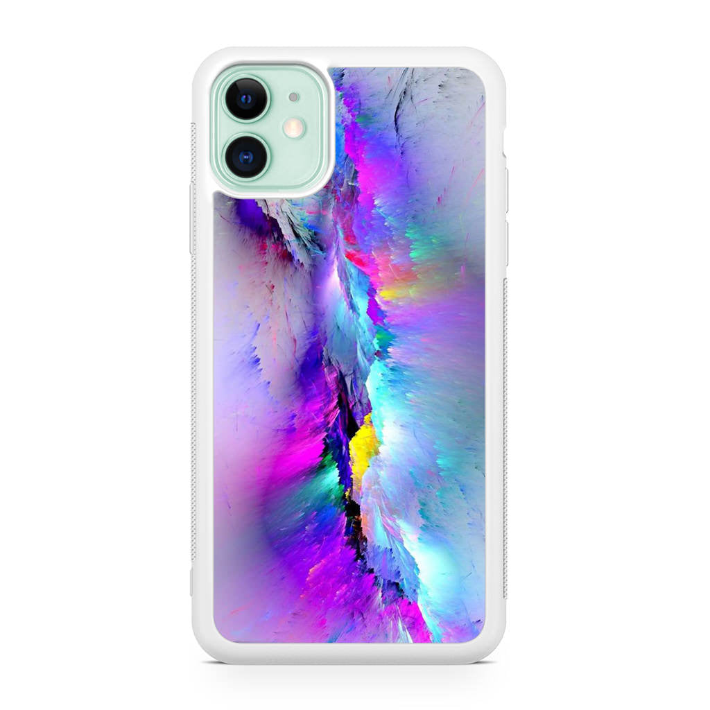 Colorful Abstract Smudges iPhone 11 Case