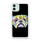 Colorful Bulldog Art iPhone 12 Case