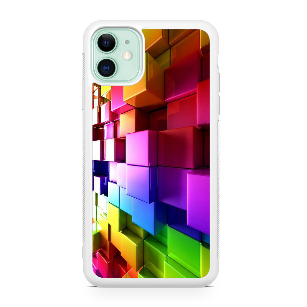 Colorful Cubes iPhone 11 Case