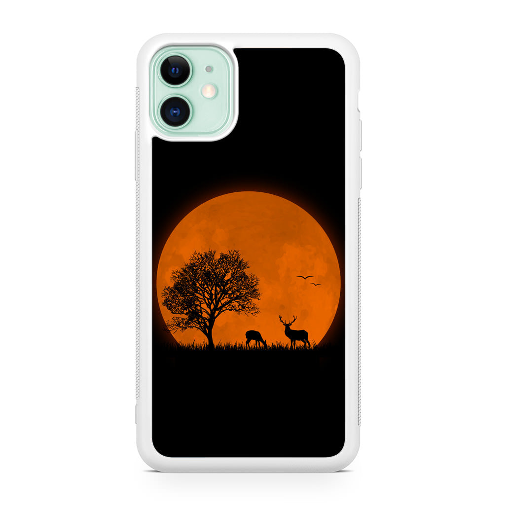 Deer Silhouette iPhone 11 Case