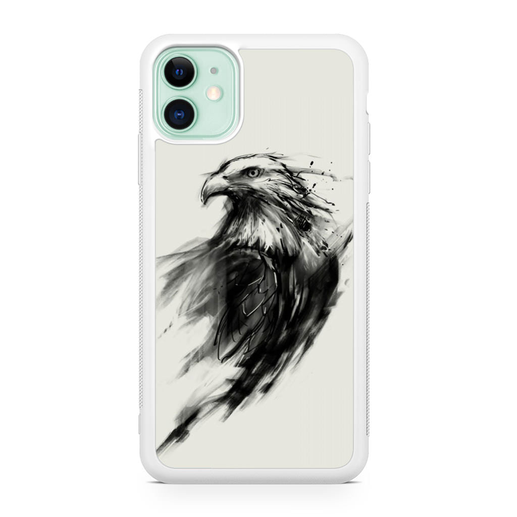 Eagle Art Black Ink iPhone 12 mini Case
