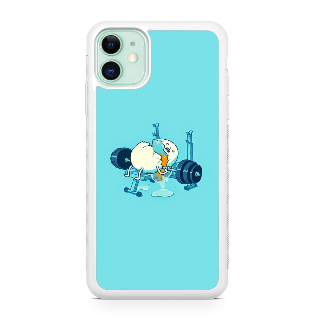 Egg Accident Workout iPhone 11 Case