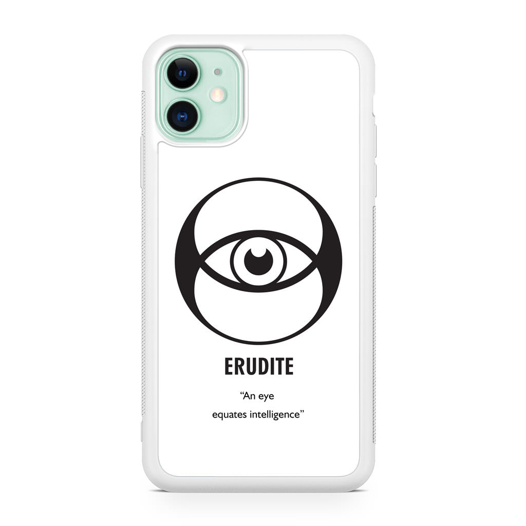 Erudite Divergent Faction iPhone 11 Case