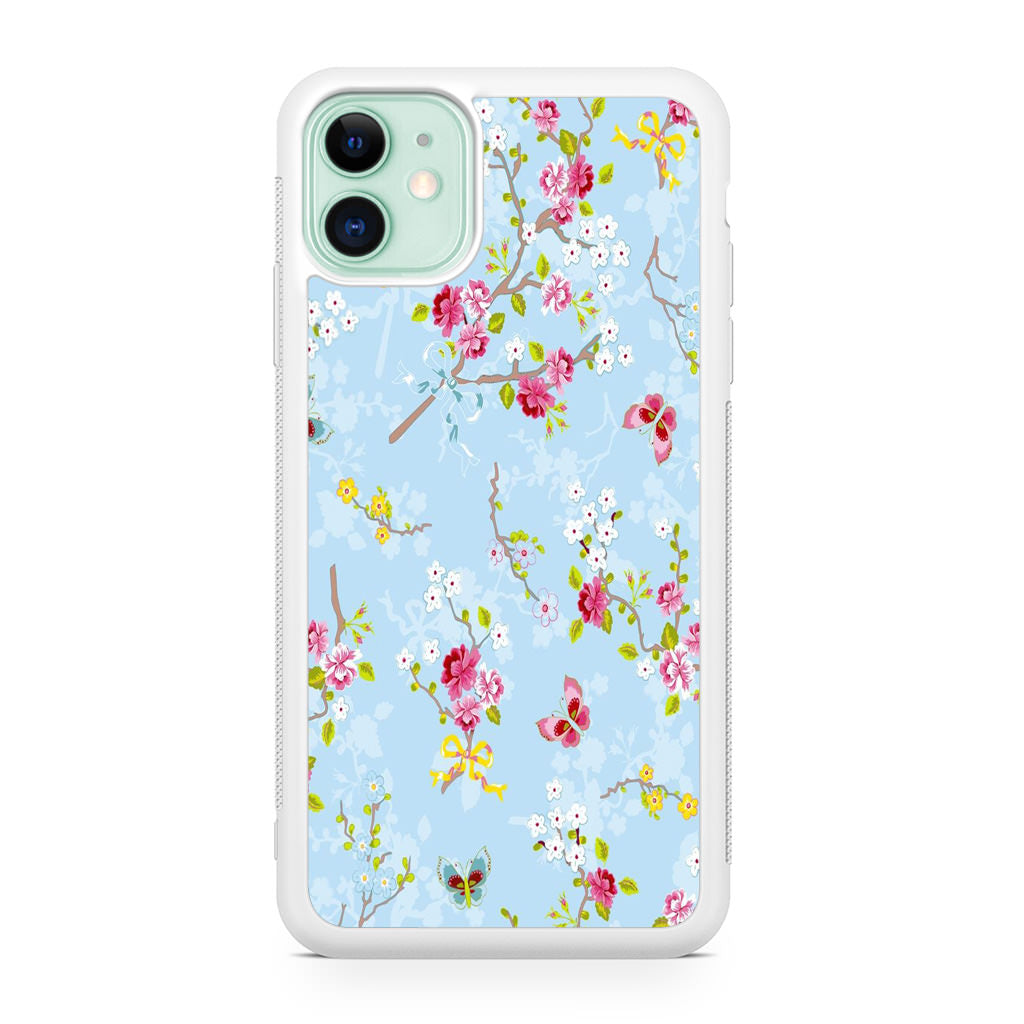 Floral Summer Wind iPhone 12 mini Case