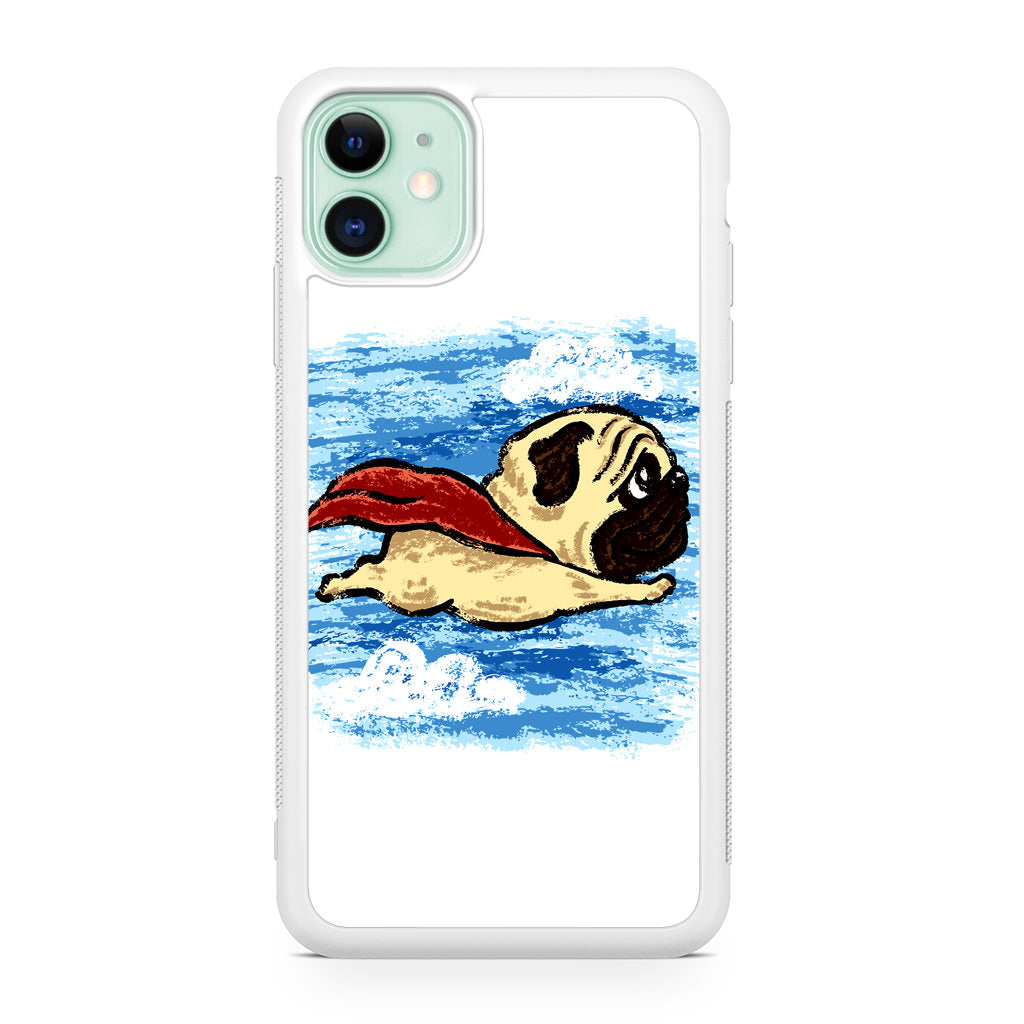 Flying Pug iPhone 12 Case