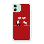 Funny Music Headphones Player Buds iPhone 12 Case