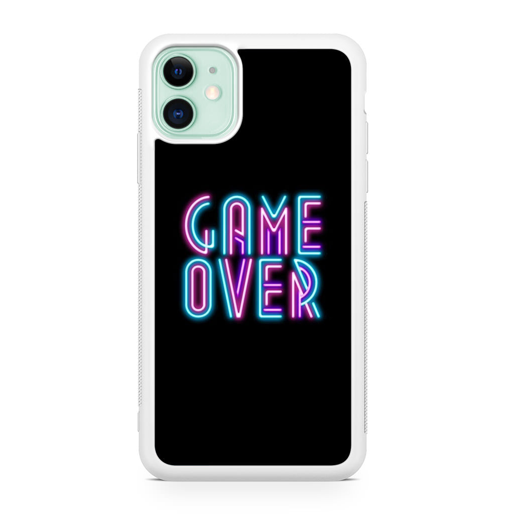 Game Over Neon iPhone 11 Case