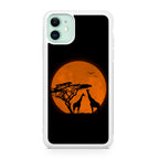 Giraffes Silhouette iPhone 12 Case