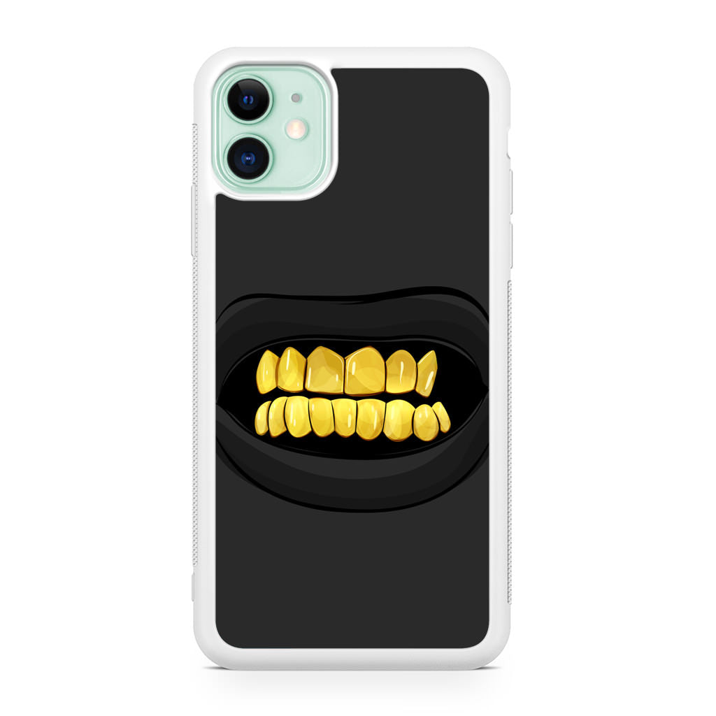 Gold Grillz iPhone 12 mini Case