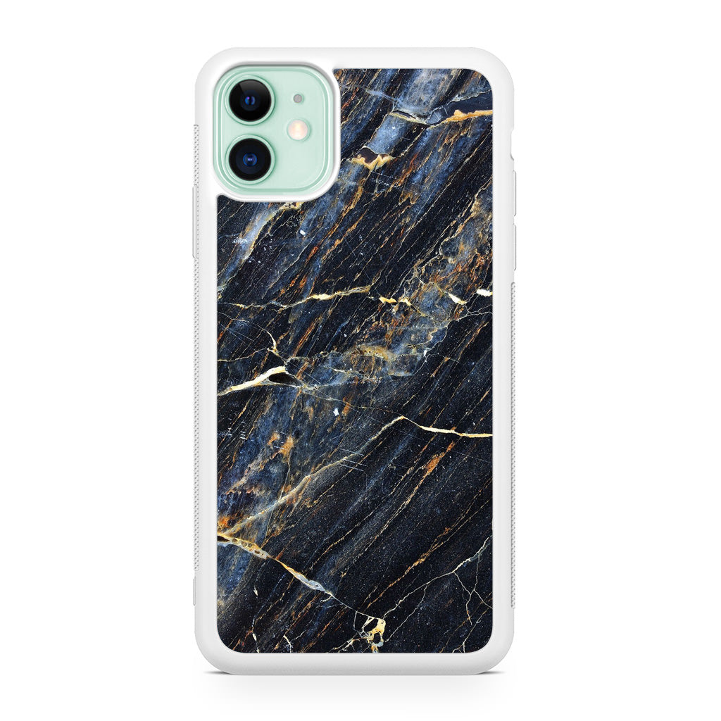 Golden Black Marble iPhone 11 Case