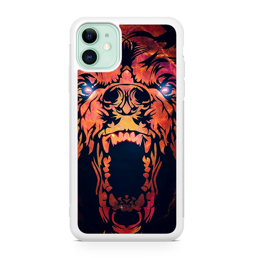 Grizzly Bear Art iPhone 11 Case