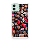 I Love Choco Pattern iPhone 12 mini Case