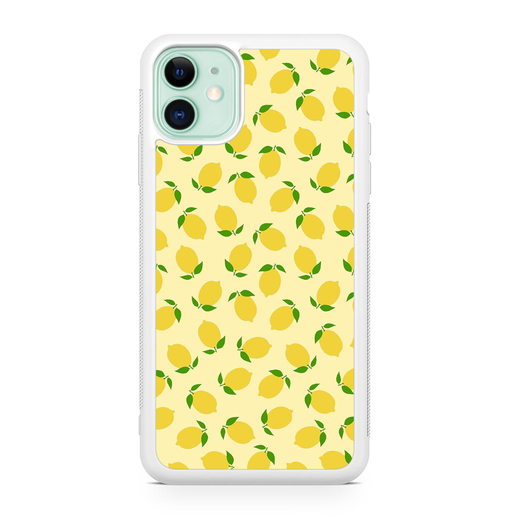 Lemons Fruit Pattern iPhone 11 Case