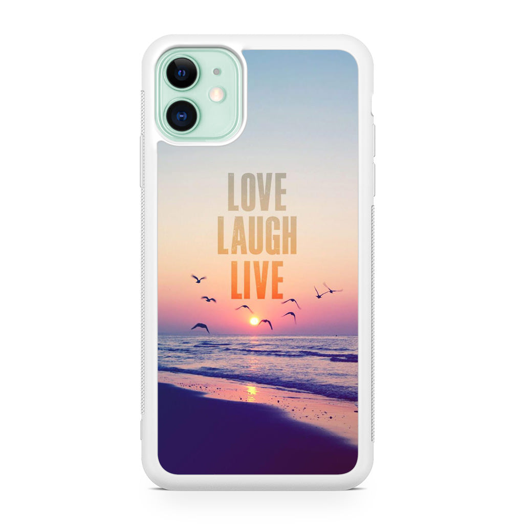 Love Laugh Live iPhone 12 mini Case