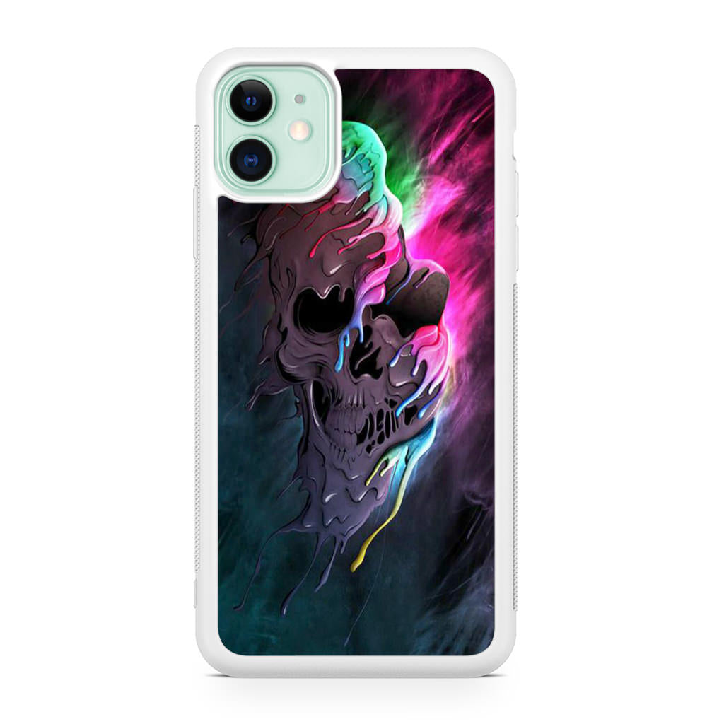 Melted Skull iPhone 12 Case