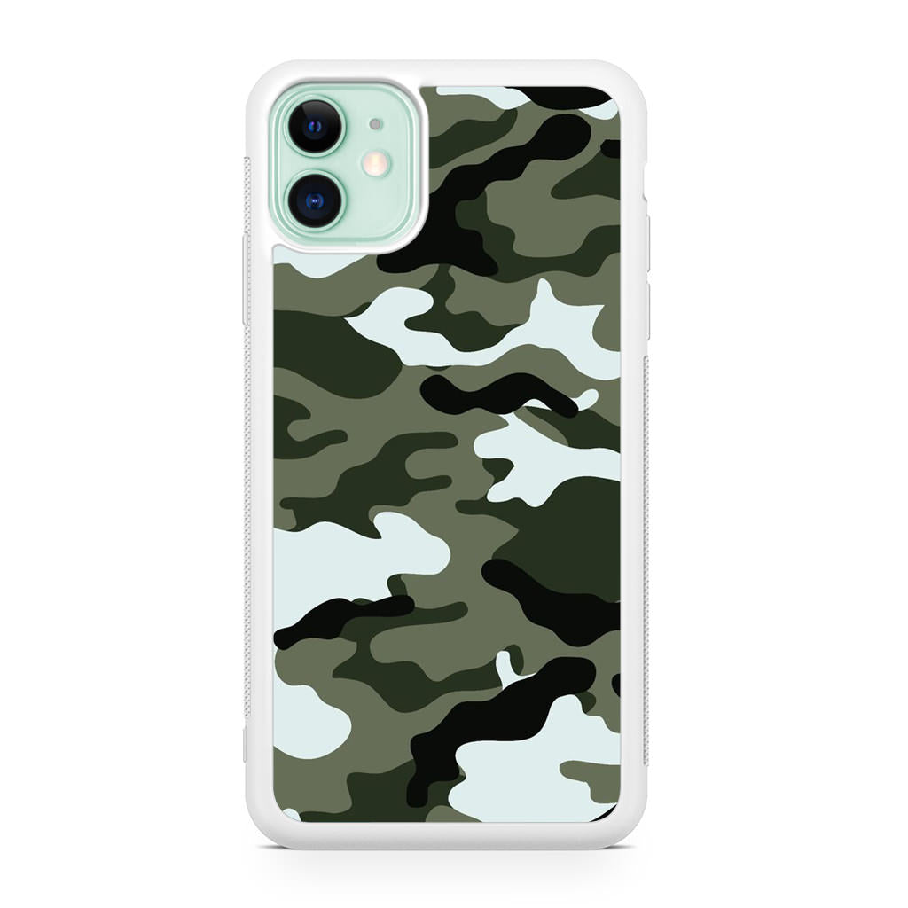 Military Green Camo iPhone 11 Case