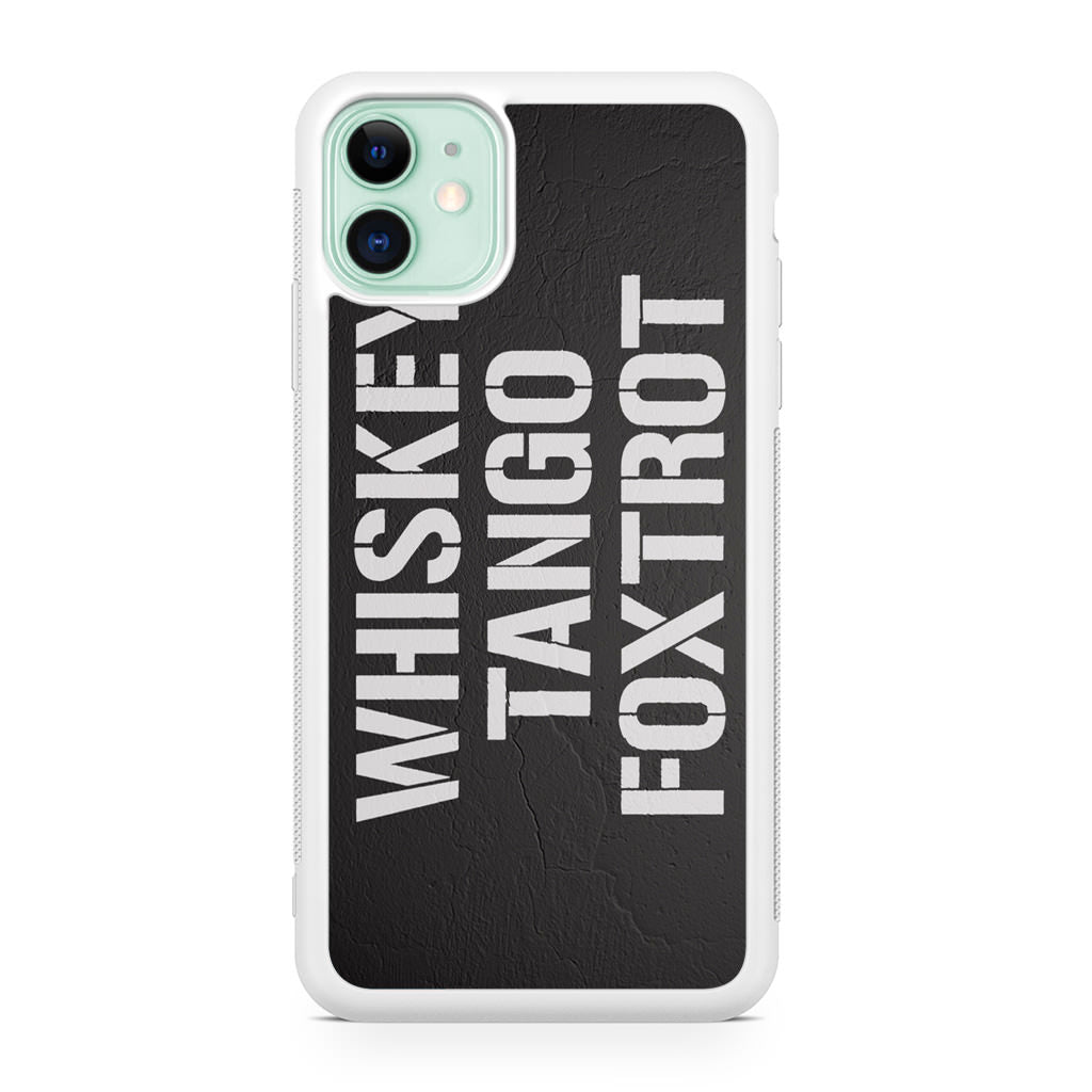 Military Signal Code iPhone 11 Case