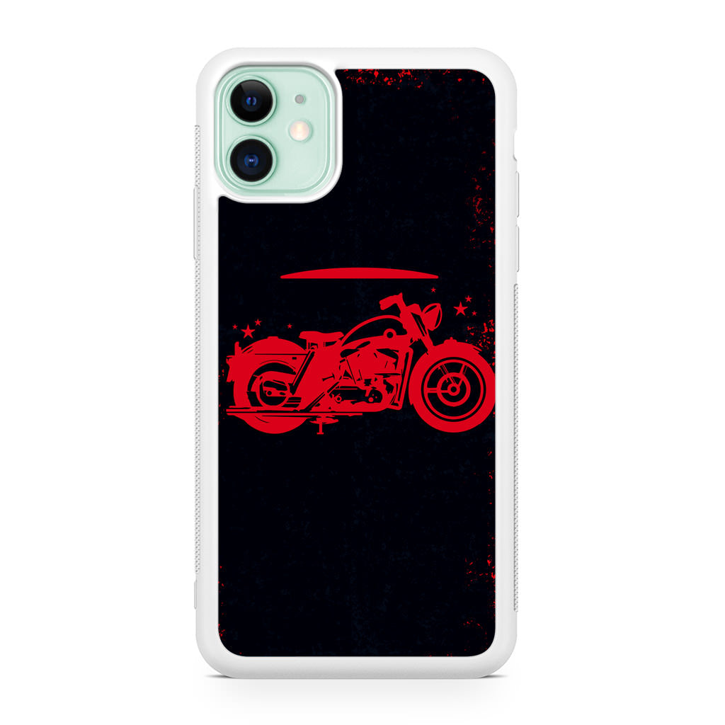 Motorcycle Red Art iPhone 12 mini Case