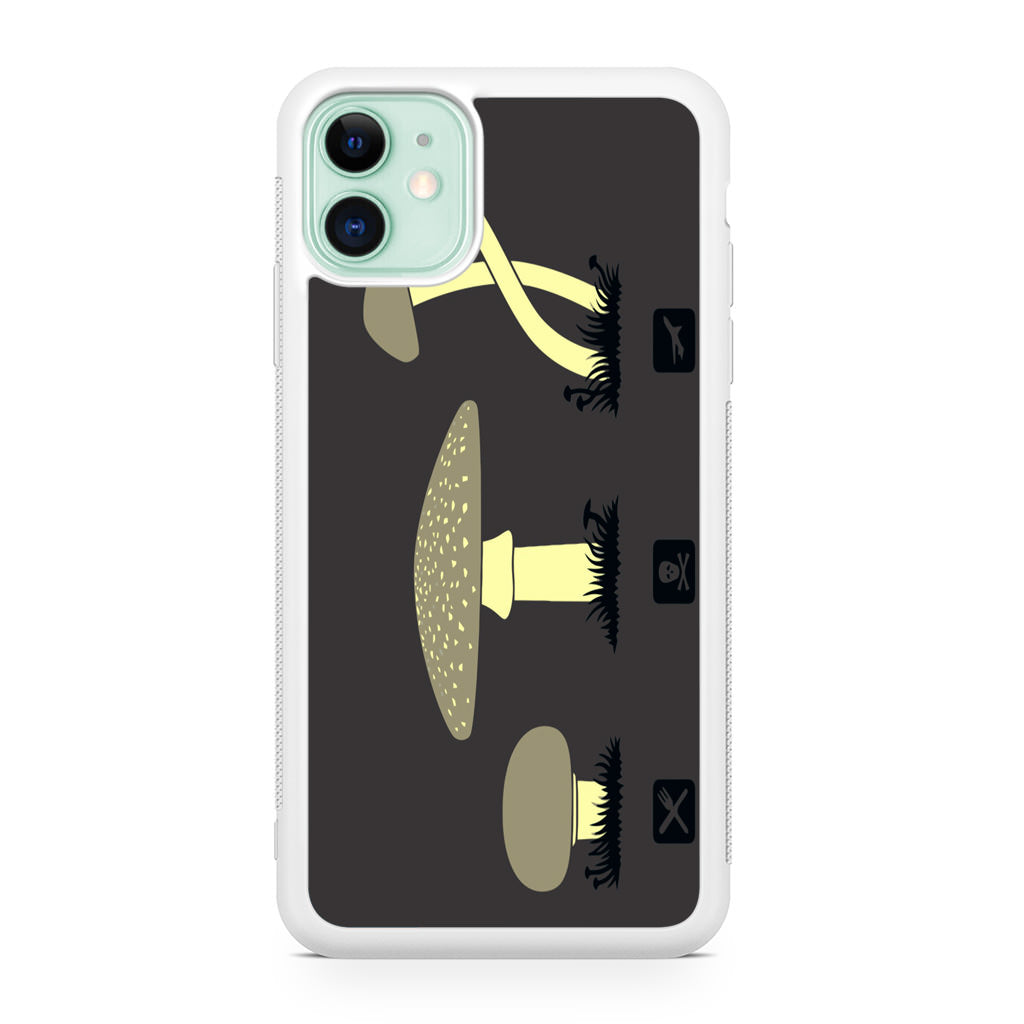 Mushroom Minimalism iPhone 11 Case