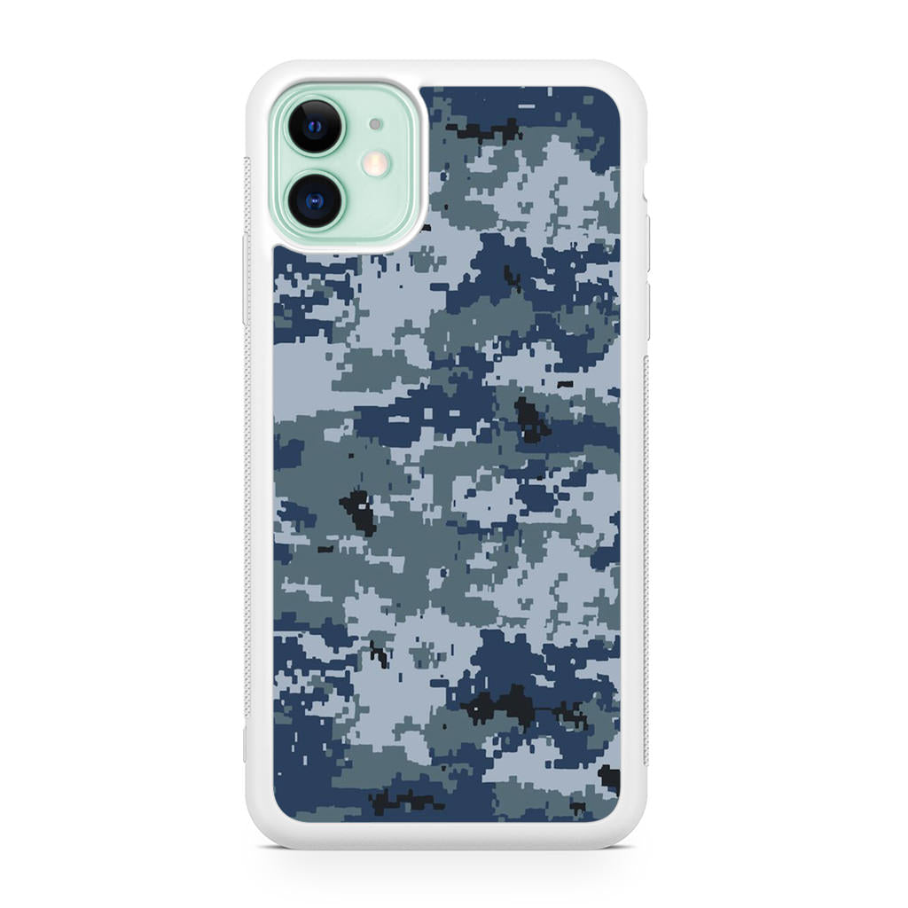 Navy Camo iPhone 12 Case