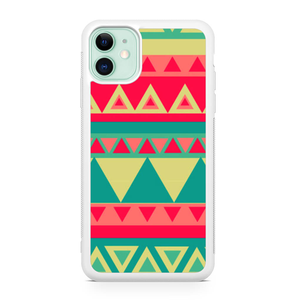 Old Aztec Pattern iPhone 11 Case