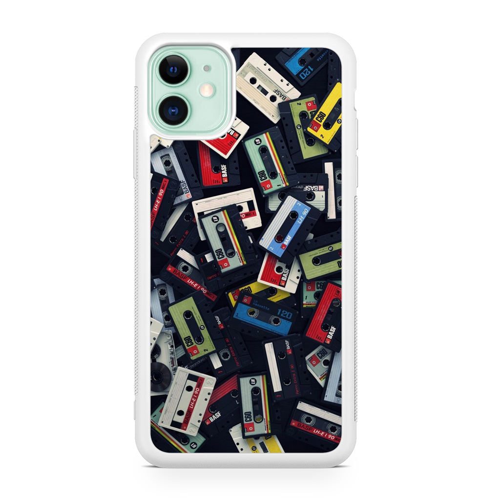 Old Vintage Cassettes iPhone 11 Case