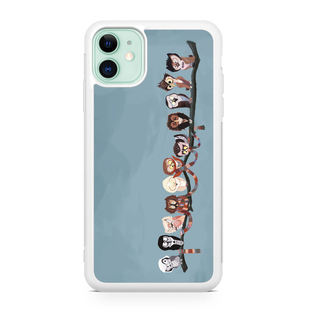 Owls on The Branch iPhone 11 Case