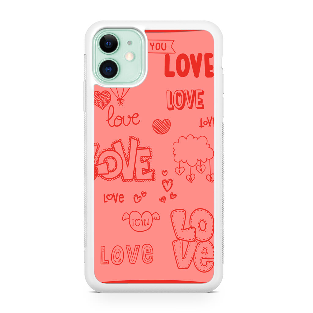 Pink Lover iPhone 11 Case