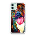 Pitbull Painting Art iPhone 12 Case