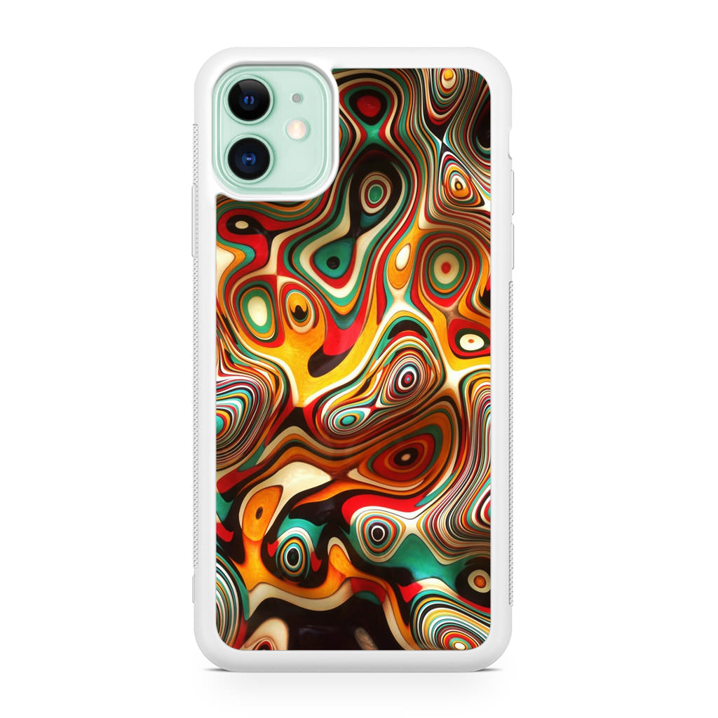 Plywood Art iPhone 11 Case