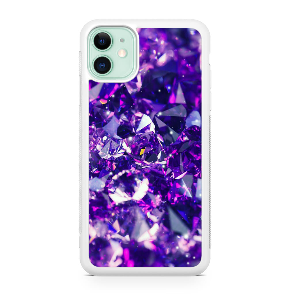 Purple Crystal iPhone 11 Case