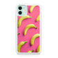 Real Bananas Fruit Pattern iPhone 12 mini Case