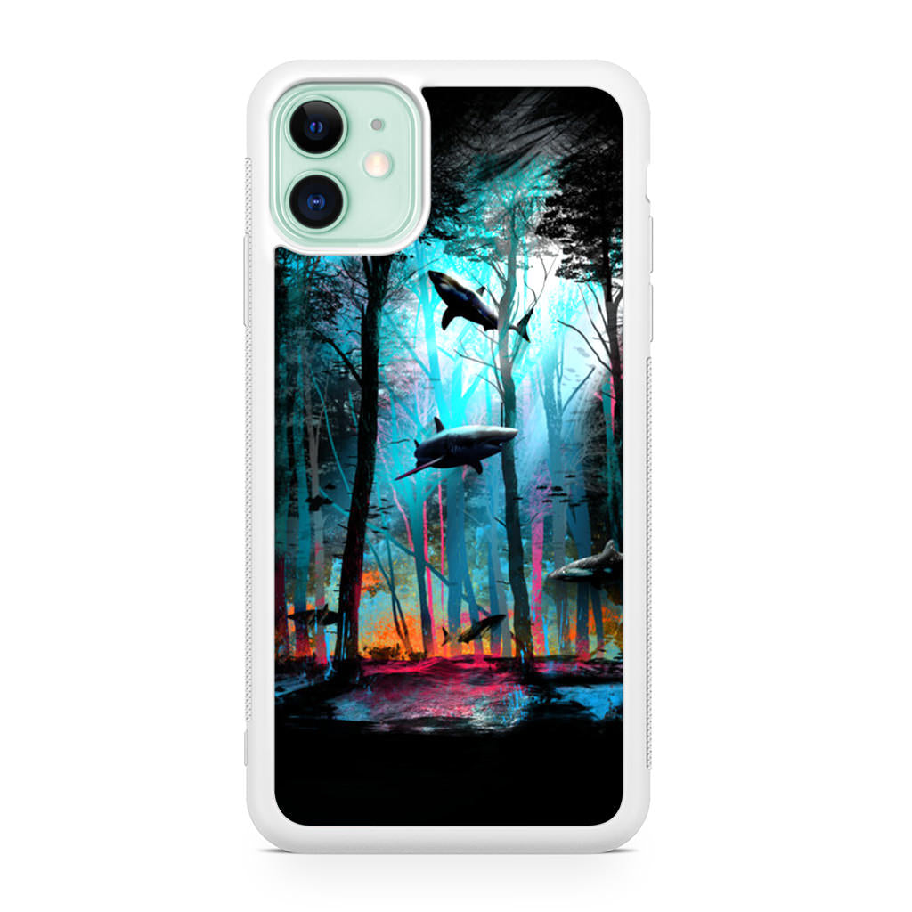 Shark Forest iPhone 11 Case