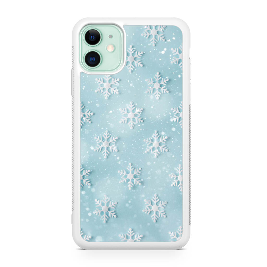 Snowflakes Pattern iPhone 11 Case