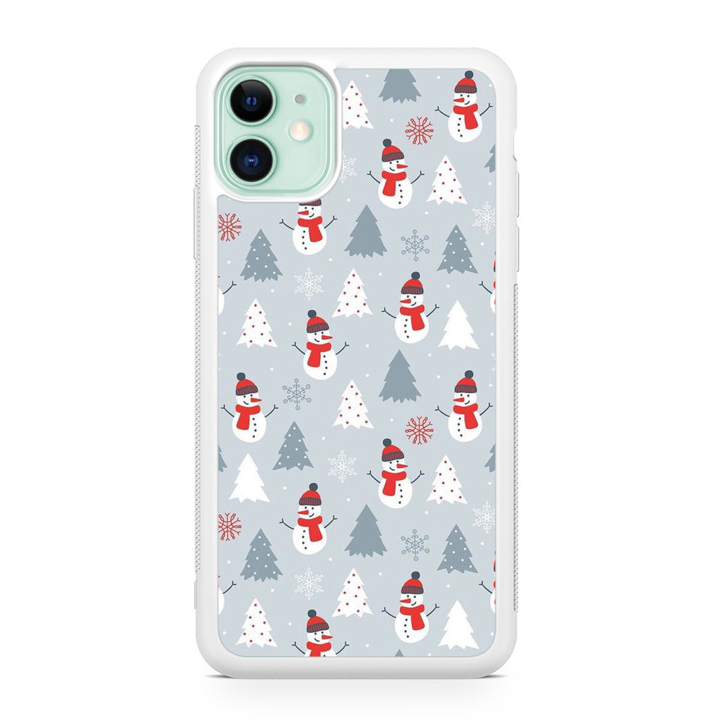 Snowmans Pattern iPhone 11 Case