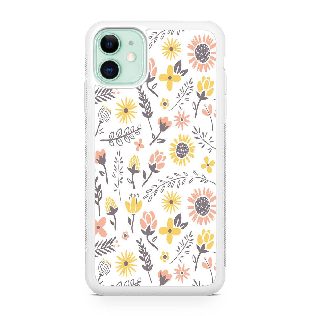 Spring Things Pattern iPhone 11 Case