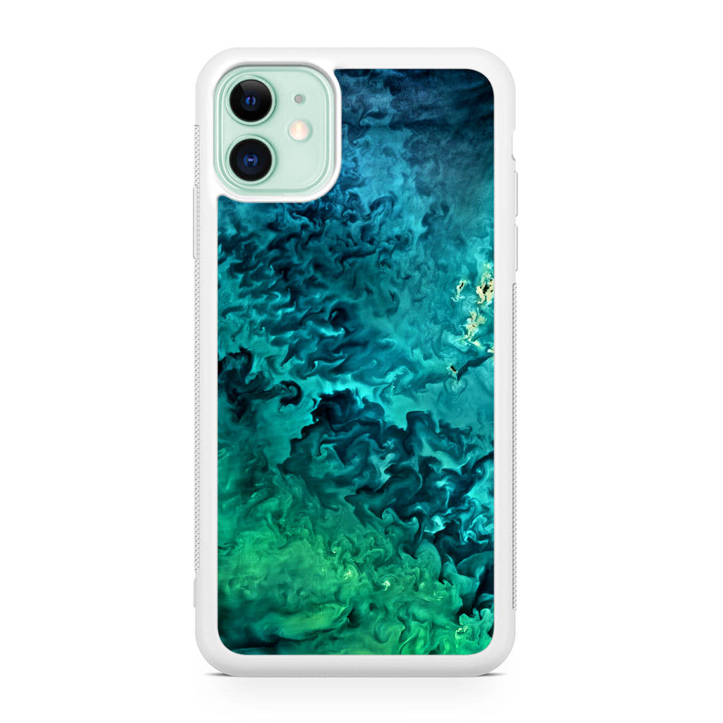 Swirls In The Yellow Sea iPhone 12 Case