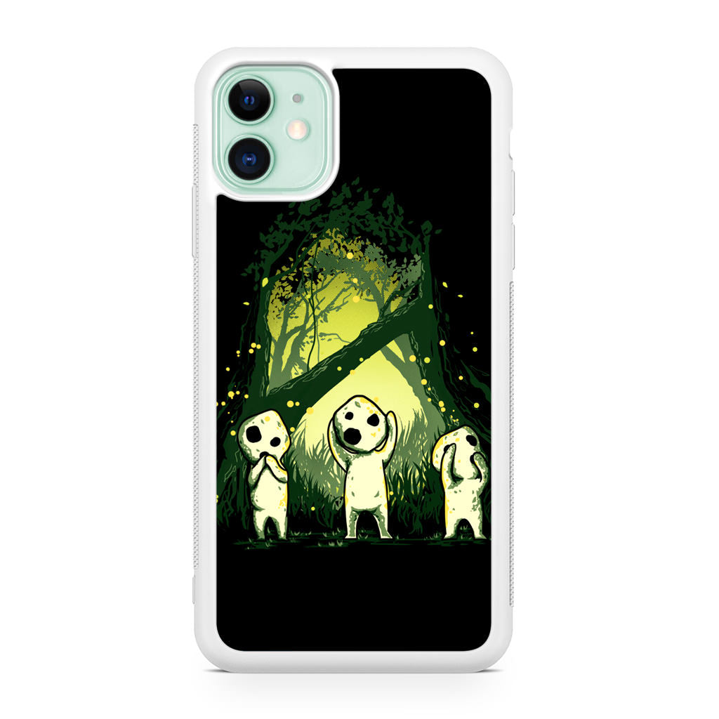 Three Wise Of Kodama iPhone 11 Case