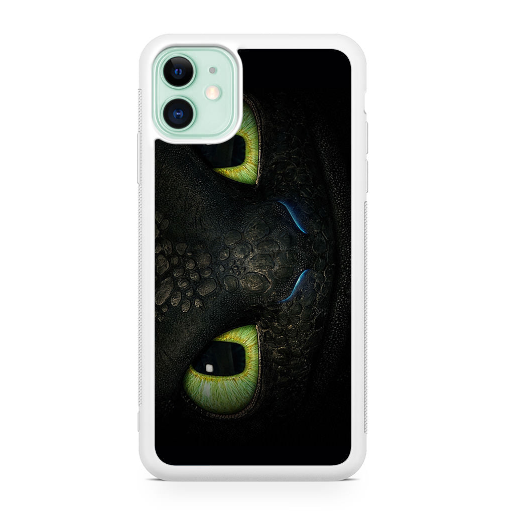 Toothless Dragon Eyes Close Up iPhone 11 Case