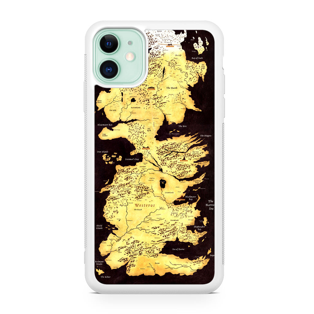 Westeros Map iPhone 11 Case