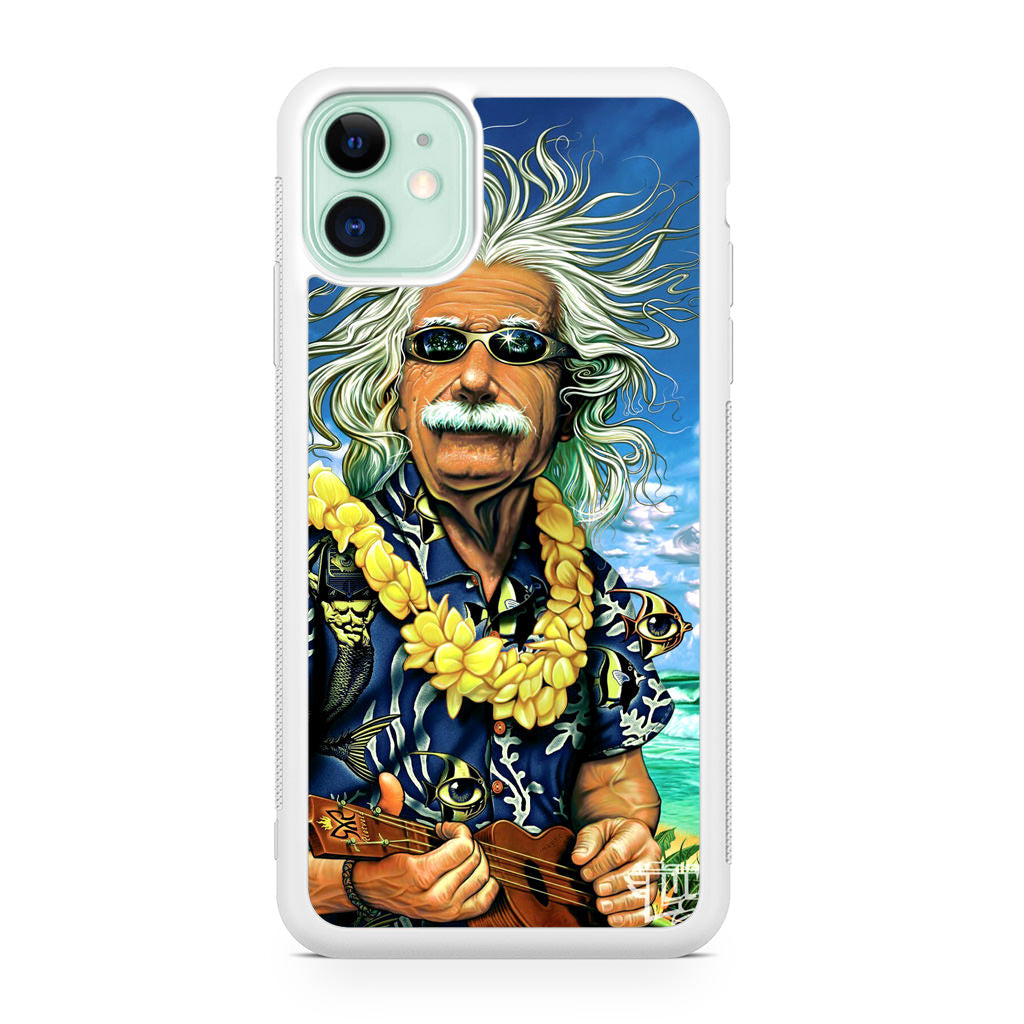 Albert Enstein On Vacation iPhone 12 Case