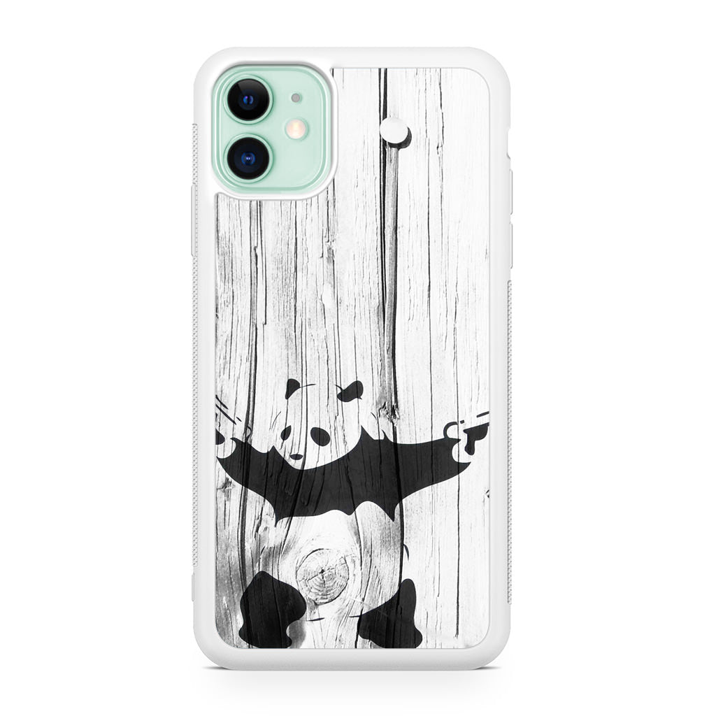 Banksy Graffiti Panda iPhone 12 Case