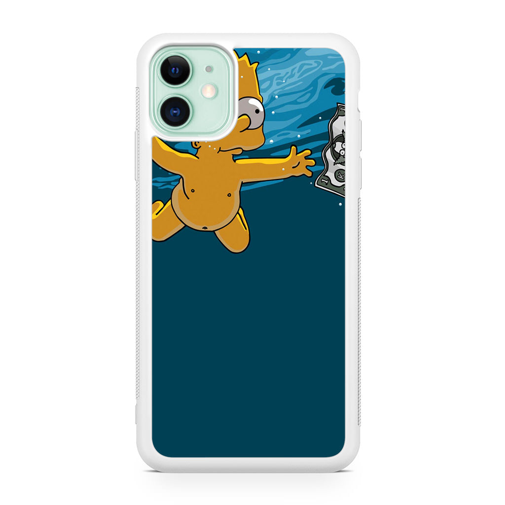 Bart Swimming For Money iPhone 12 mini Case