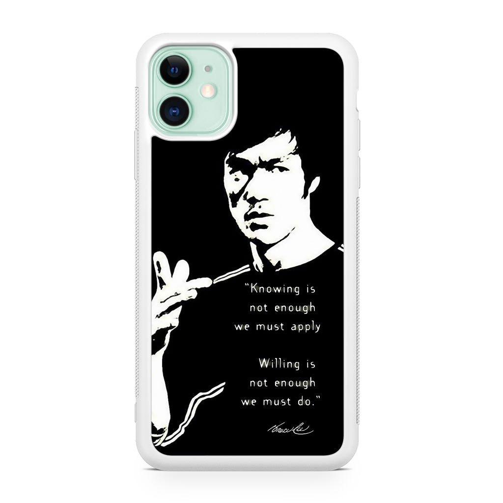 Bruce Lee Quotes iPhone 12 Case